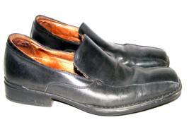 Rockport Kinetic Air Circulator Men&#39;s Size 10 M Black Leather Loafer Shoes - $26.14