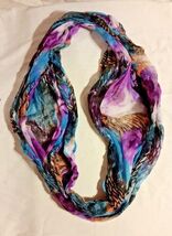 3 WOMENS VARIOUS INFINITY MULTI COLORED NATURE, GEOMETRIC, PAISLEY CUTE ... - €20,94 EUR