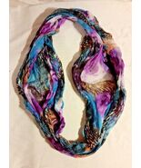 3 WOMENS VARIOUS INFINITY MULTI COLORED NATURE, GEOMETRIC, PAISLEY CUTE ... - €20,80 EUR