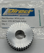 Direct Conveyors M1412(20) Conveyor HTD Pulley, 38-Tooth 6.5/8&quot; Bore  - $45.80