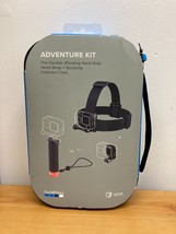 NEW GoPro Adventrue Kit w Floating Hand Grip, Head Strap+ Quickclip &amp; Case - £26.99 GBP