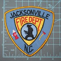 JACKSONVILLE NORTH CAROLINA Fire Department Uniform Patch NC Onslow FIRE... - $9.89