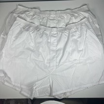 Vintage Jockey Big Man Full Cut Boxers Mens Size 54 2 Pack White New Without Tag - £13.44 GBP