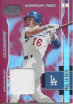 2003 Leaf Certified Materials Red Materials Paul Lo Duca 87 Dodgers 124/250 - £3.14 GBP