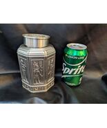 Vintage Égyptien Pharaon Ebros Sarcophagus Thé Boîte Nébuliseur Métal 6 ... - $131.86 CAD