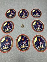 Nasa Space Shuttle Atlantis STS-30 Mission Lot Stickers Pendant KG CR2 C... - $12.87