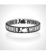 Winner Winner Chicken Dinner Reversible Wristband Bracelet Made in USA H... - $16.46 CAD