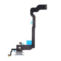 Charging Port Headphone Jack Microphone Flex Cable for iPhone X 5.8&quot; WHITE - £9.56 GBP