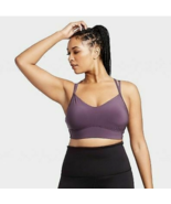 Women&#39;s Low Support Strappy Longline Bra - All in Motion Sz S VIOLET NWT - $10.44 CAD
