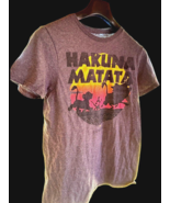 Disney Lion King Hakuna Matata T-Shirt for Adults - Small - Charcoal Gray - $25.65