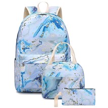 Teen Girls School Backpack Kids Bookbag Set With Lunch Box Pencil Case Travel La - £48.24 GBP