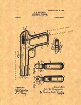 Colt Model 1903 Pocket Hammerless Automatic Pistol Patent Print - £6.25 GBP+