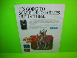 Alien Syndrome Vintage 1987 Video Arcade Game Print AD Space Age Vintage Retro - £11.68 GBP