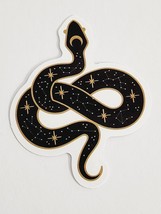 Snake with Stars on Body and Moon on Head Cool Reptile Theme Sticker Decal Fun - £1.83 GBP