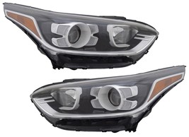 Fits Kia Forte Sedan 2019-2021 Ex Gt S Halogen Headlights Head Lights Lamps Pair - £502.44 GBP