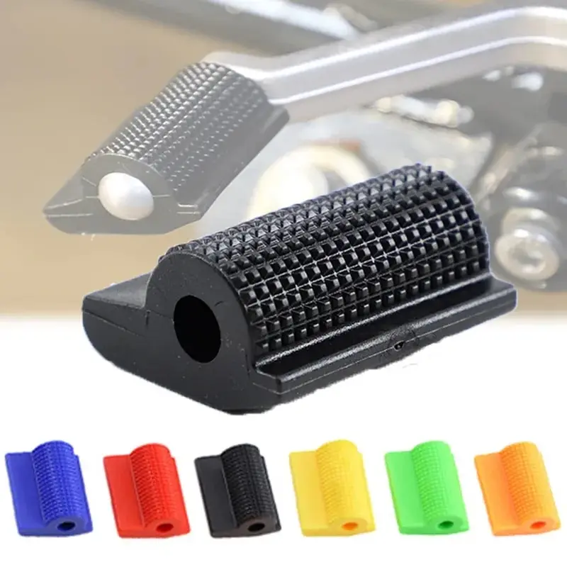 Universal Motorcycle Shift Gear Lever Pedal Rubber Cover Anti-skid Foot Peg Toe - £9.05 GBP+
