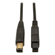 Tripp Lite FireWire 800 IEEE 1394b Hi-speed Cable (9pin/6pin) 10-ft.(F01... - £58.98 GBP
