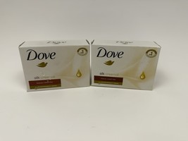 4x Dove Silk Cream Oil Beauty Cream Bar Soap 4.75oz Each New In Box - $656.79 MXN
