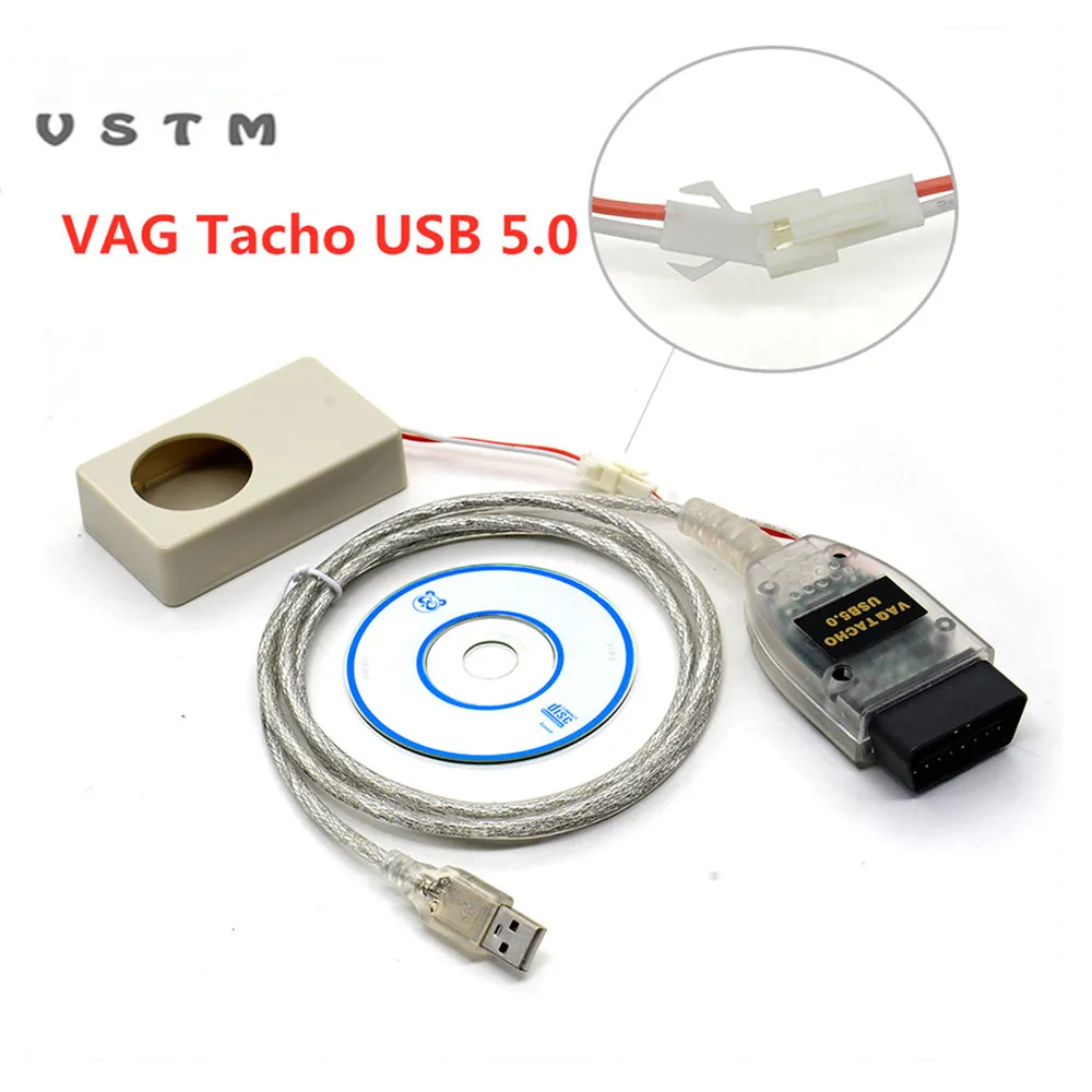 New Arrival Vacho USB Version V 5.0 VAG Tacho For NEC MCU 24C32 or 24C64 with Be - £91.38 GBP