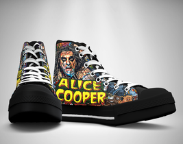 Alice cooper musician printed canvas sneaker shoes thumb200