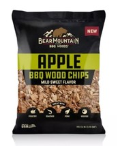 Bear Mountain FC96 Apple BBQ Wood Chips Mild Sweet Flavor - £18.46 GBP
