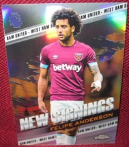 2018-19 Topps Chrome Premier League New Signings #NS-FA Felipe Anderson - £4.00 GBP