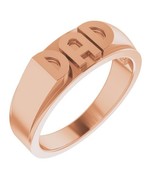 14K Rose Gold DAD Men&#39;s Ring - £1,042.72 GBP+