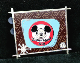 Disney Auction Exclusive Pin 2002 Mickey Mouse Club Mickey On TV Pin #12097 LE - £36.19 GBP