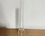 Clear Glass Chimney For Oil Lamp 8.25” High 1.25” Base And 1” Top - $9.79