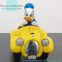 Extremely Rare! Donald Duck driving statue. Vintage Walt Disney big figurine. - £395.47 GBP