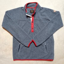 Burton Durable Goods Dryride Button Snap Pullover Fleece Sweater Mens Si... - $24.95