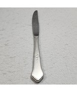Oneida ASHMORE Floral Design Burnished Handle Dinner Knife Stainless Fla... - $120.50 MXN