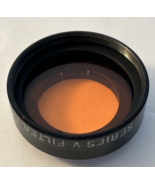 Kodak Series V Filter 15/16 or No 3 Amber holder w/ retaining ring - $228.08 MXN