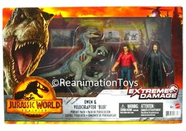 Jurassic World Dominion Owen Rain Delacourt Velociraptor Blue Dinosaur New NIB - £78.09 GBP