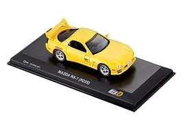 Mazda RX7 FD3S RHD Yellow Initial D 1 64 Diecast Kyosho - $537.53 MXN