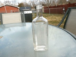Vintage Embossed Konjola Mosby Medicine Co Clear Glass Bottle Cincinatti U.S.A. - £4.16 GBP