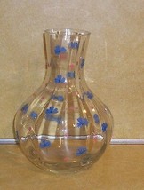 Vtg Hand Crafted Cut Glass Crystal Vase Romania Romanian Euro Art &amp; Craft Clover - £30.05 GBP