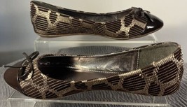 L&amp;C Flats Women’s Size 6 Brown With Bow - $40.00