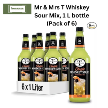 Mr   mrs t whiskey sour mix  1 l bottle  pack of 6  thumb200