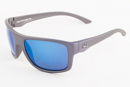 H2Optix GRAYTON H2025 Matte Gunmetal / Grey Blue Flash Mirror Polar Sunglasses - £77.53 GBP