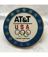 AT&amp;T United States Olympics USA Olympic Rings Games Advertising Lapel Ha... - $114.80 MXN
