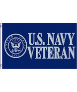 3x5 Navy Veteran Flag U.S. Navy Retired Banner Premium VERY FAST SHIPPING - £16.58 GBP