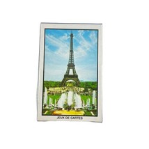Souvenir Playing Card Jeux De Cartes Paris France Eiffel Tower Fountain 36677 - £14.68 GBP