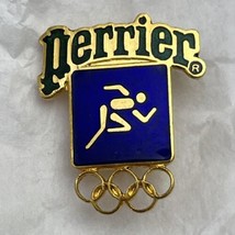 Perrier United States Olympics USA Olympic Rings Games Advertising Lapel... - £6.26 GBP
