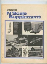 Walther&#39;s N Scale Supplement to the HO Scale Catalog 1975 Model Railroad... - £14.01 GBP