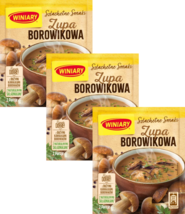 Winiary instant soup BOLETUS MUSHROM (BOROWIKOWA) 3pc./6 servings FREE S... - $11.87