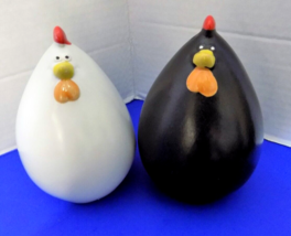 NEW Ceramic Egg Hens Chickens Roosters Rustic Home Animal Farm House Decor - £11.13 GBP