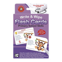 Write &amp; Wipe Primary Skills Level One 5-6 Yrs Old Flash Card - £16.22 GBP