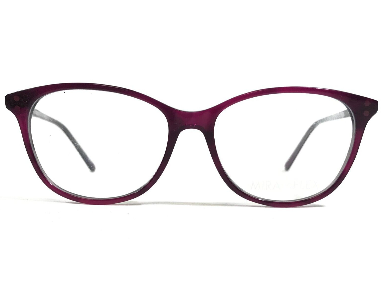 Miraflex Kinder Brille Rahmen Loren C.5 Grau Rot Cat Eye Voll Felge 47-1... - $79.19