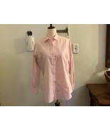 Vintage Women&#39;s Nordstrom Pink Button-Down Shirt - £32.95 GBP
